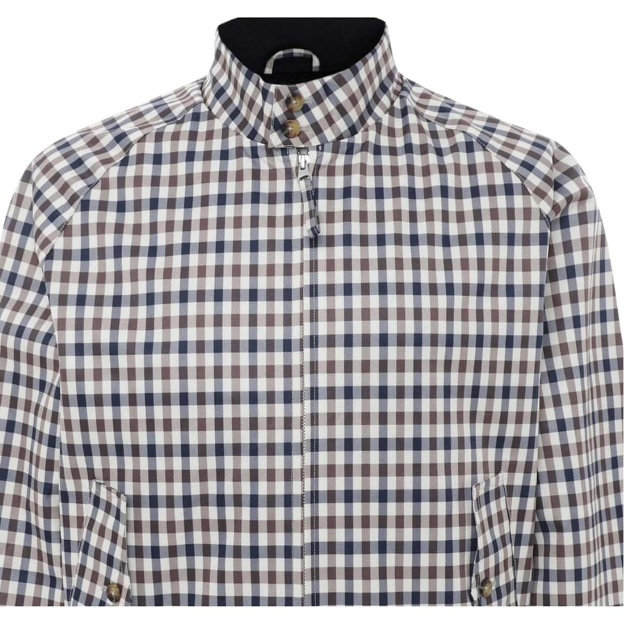 Aquascutum Active Archival Harrington Club Check Jacket