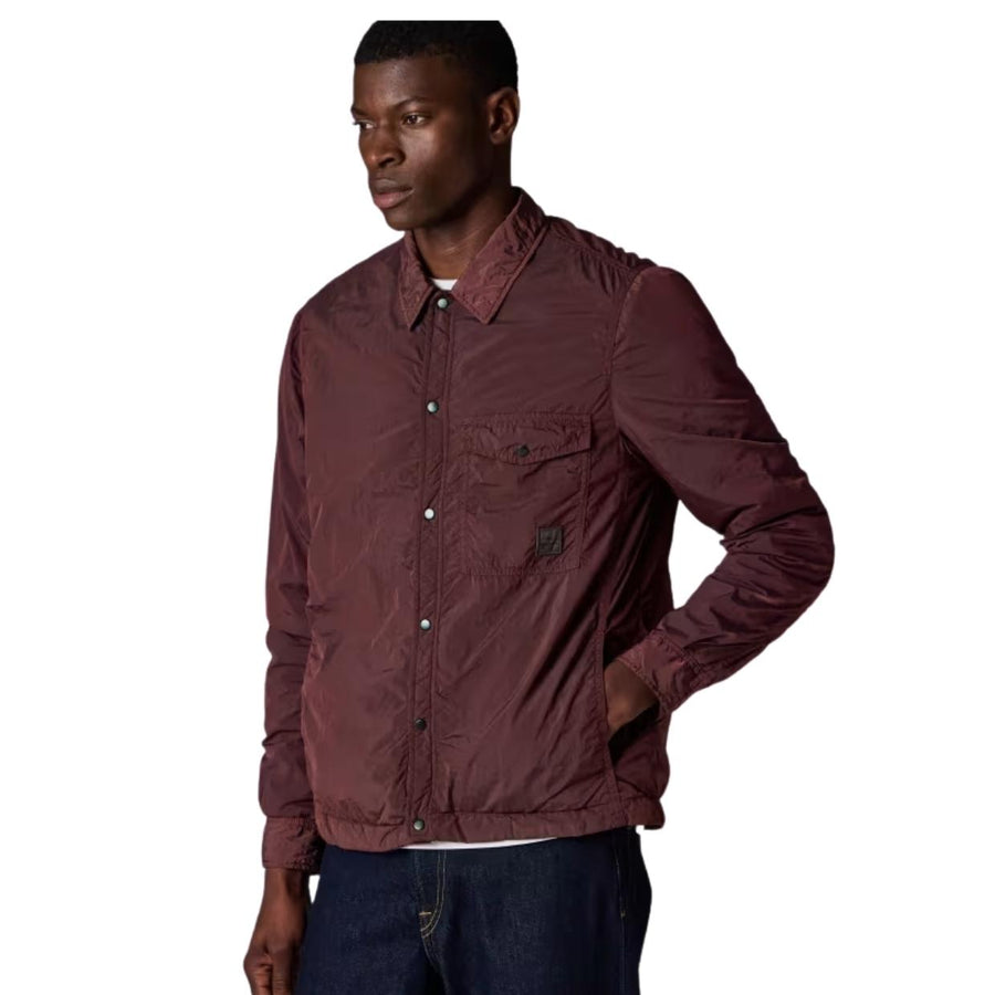Paul Smith Lightweight Nylon Burgundy Overshirt