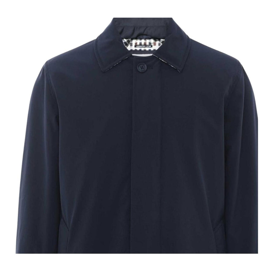 Aquascutum Active Soft Shell Navy Trench Coat