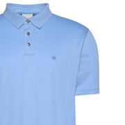 Calvin Klein Embroidered Logo Track Blue Polo Shirt