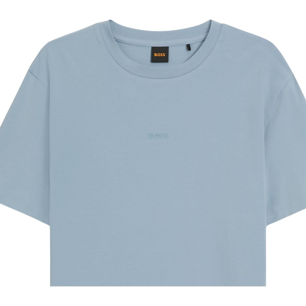 BOSS Contrast Logo Relaxed Fit Blue TChup T-Shirt