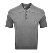 Vivienne Westwood Dark Grey Melange Mark Polo Shirt