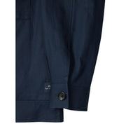 Paul Smith Regular Fit Cotton Linen Navy Overshirt