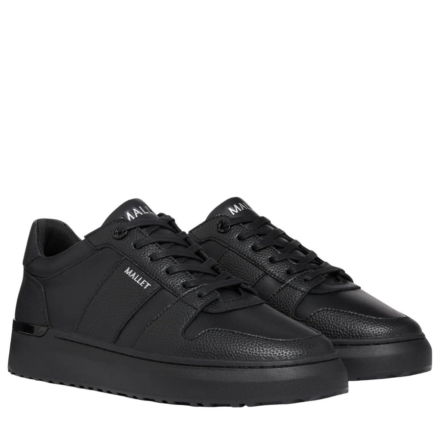 Mallet London Hoxton Lite Triple Black Trainers - Main Image