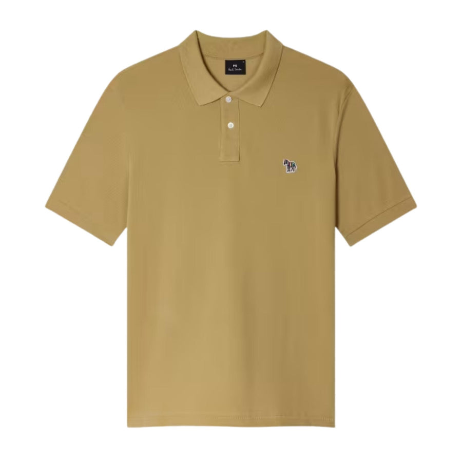 Paul Smith Organic Cotton Zebra Light Brown Polo Shirt