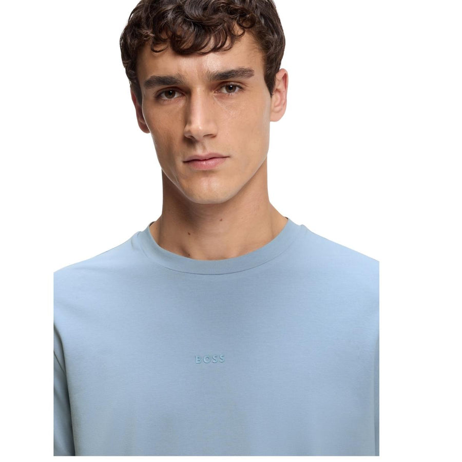 BOSS Contrast Logo Relaxed Fit Blue TChup T-Shirt