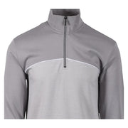 BOSS Contrast Pipping Grey Half Zip Tracksuit Jacket