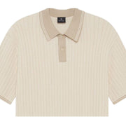 Paul Smith Regular Fit Short Sleeve Off-White Sweater Polo Shirt