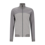 BOSS Contrast Pipping Grey Tracksuit Jacket