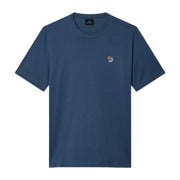 Paul Smith Organic Cotton Zebra Logo Navy T-Shirt