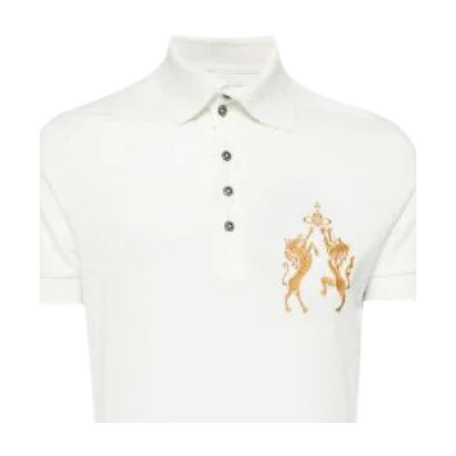 Vivienne Westwood Unicorn & Lion Embroidered White
