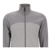 BOSS Contrast Pipping Grey Tracksuit Jacket