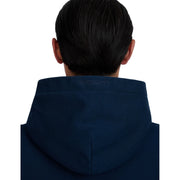 Sandbanks Badge Logo Relaxed Fit Navy Hoodie