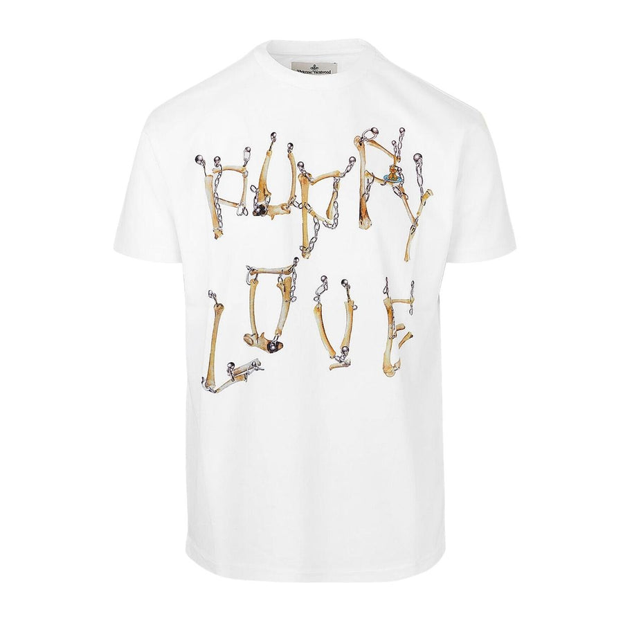 Vivienne Westwood Bones 'N Chain Classic White T-Shirt