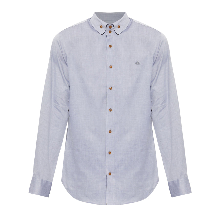 Vivienne Westwood 2 Button Krall Oxford Evening Blue Shirt