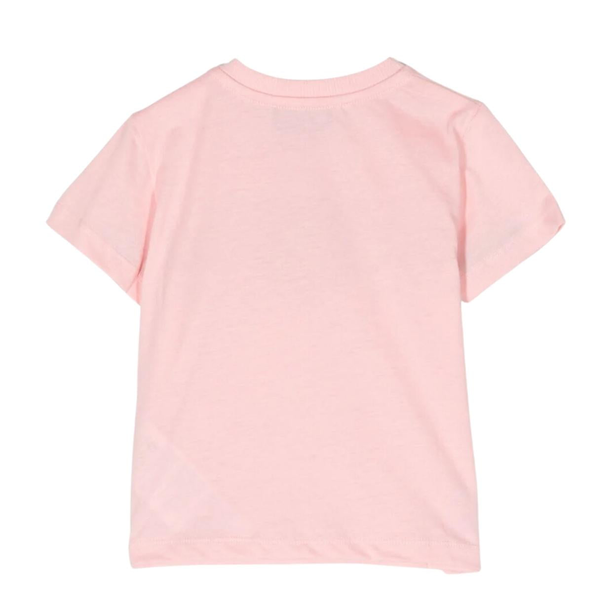 Moschino Baby Teddy Bear Print Pink T-Shirt