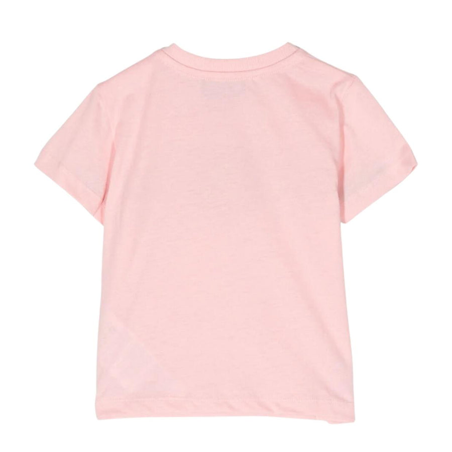 Moschino Baby Teddy Bear Print Pink T-Shirt