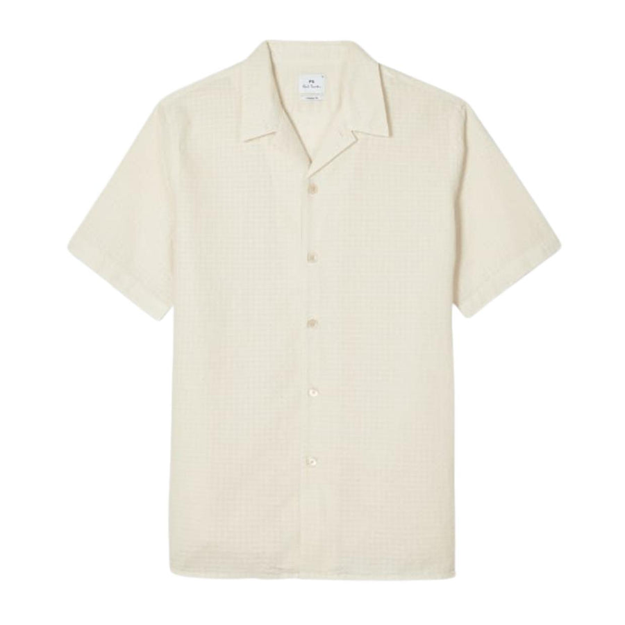 Paul Smith Casual Fit Off-White Lightweight Shirt