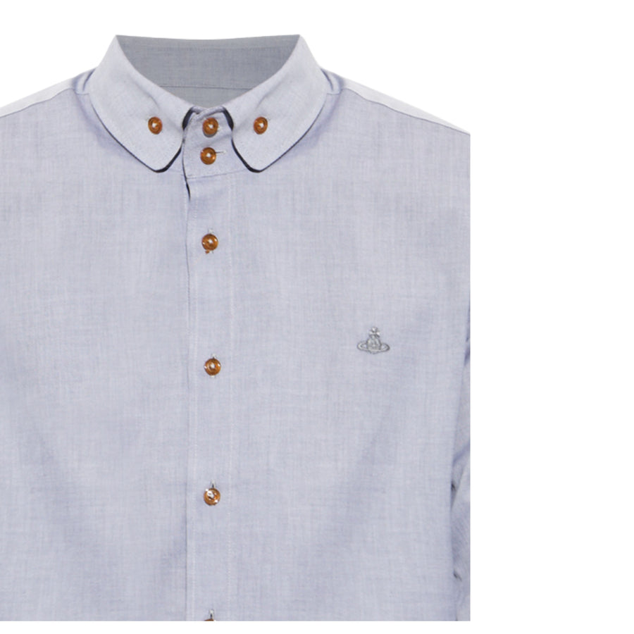 Vivienne Westwood 2 Button Krall Oxford Evening Blue Shirt