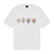 Paul Smith Casual Fit Skulls White T-Shirt