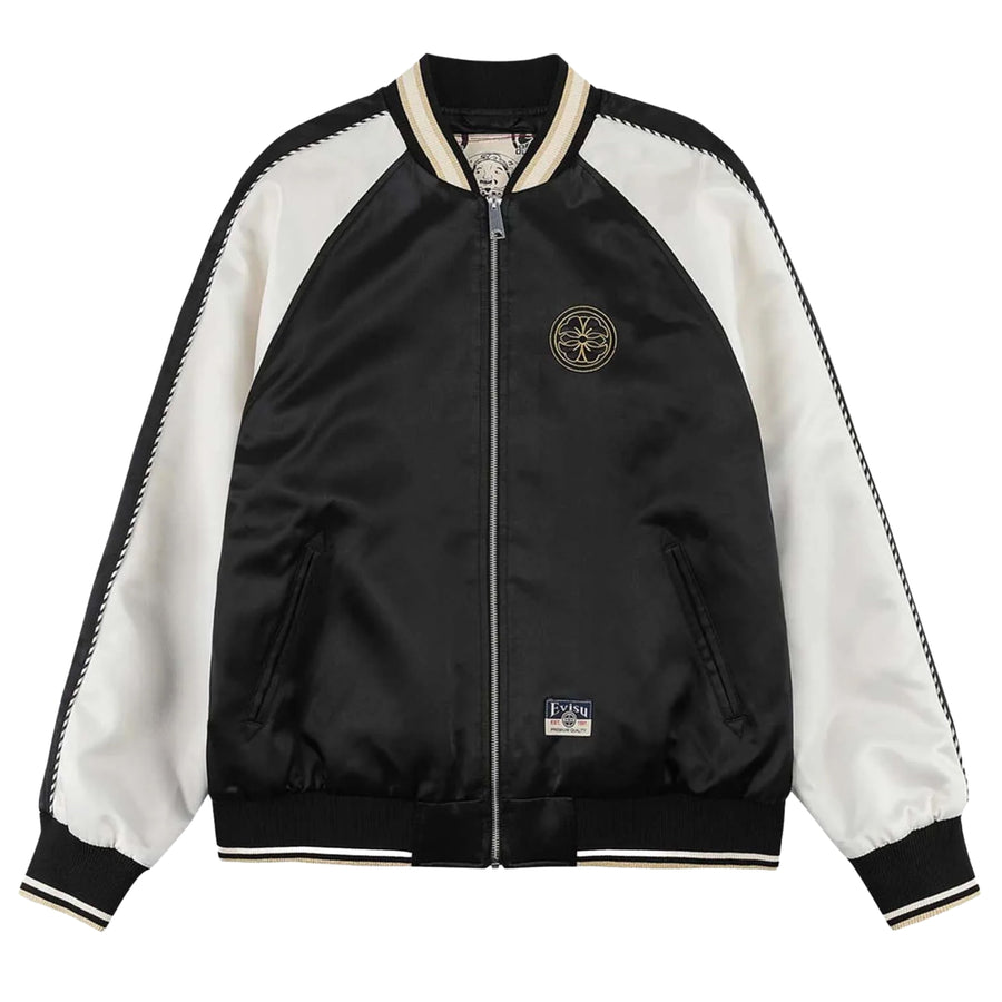 EVISU Flying Dragon Embroidery Souvenir Black Jacket