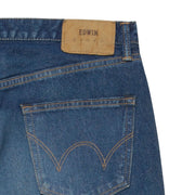 EDWIN Regular Tapered Blue Dark Used Jeans