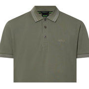 BOSS Paddy Embroidered Logo Green Polo Shirt