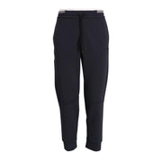 BOSS Regular Fit Cotton Blend Stripe Navy Tracksuit Bottoms