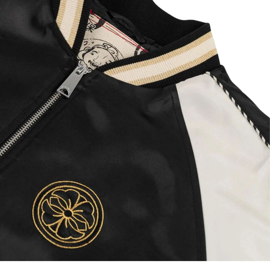 EVISU Flying Dragon Embroidery Souvenir Black Jacket