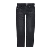 EDWIN Regular Tapered Black Deep Dark Used Denim Jeans