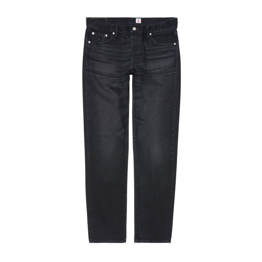 EDWIN Regular Tapered Black Deep Dark Used Denim Jeans