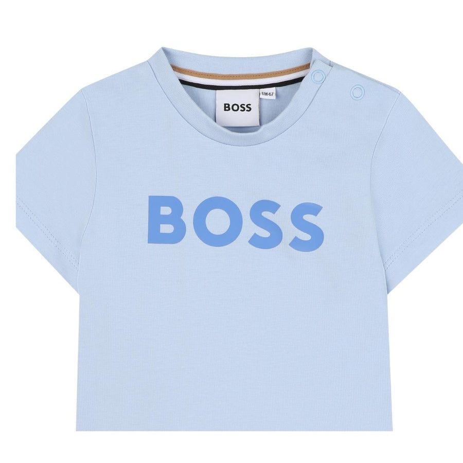 BOSS Baby Printed Logo Persian Blue T-Shirt