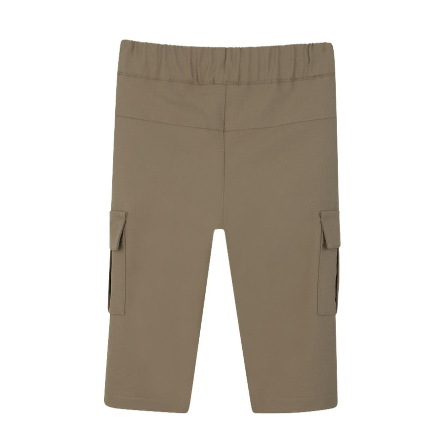 BOSS Baby Print Logo Dark Stone Cargo Trousers