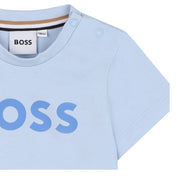 BOSS Baby Printed Logo Persian Blue T-Shirt