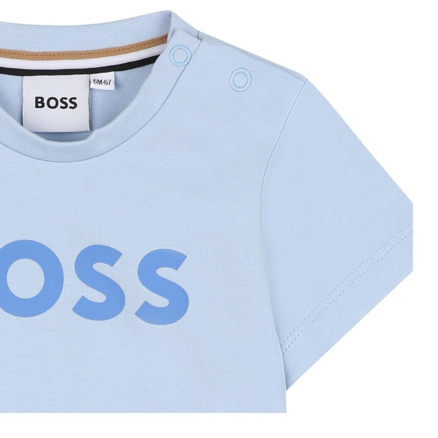 BOSS Baby Printed Logo Persian Blue T-Shirt