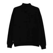 Moschino Underwear Teddy Bear Motif Logo Black Half Button Sweatshirt