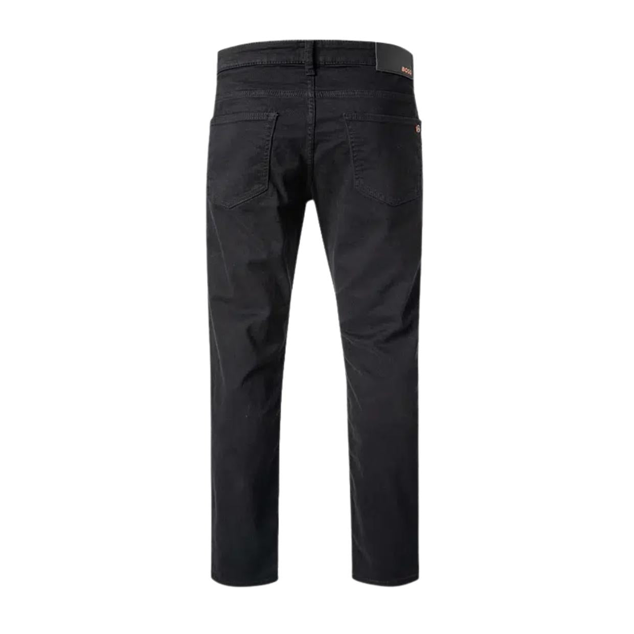 BOSS Delaware Bo Cobra Slim Fit Black Stretch Denim Jeans