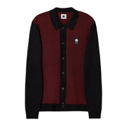 Pretty Green Roxy Long Sleeve Black Knit Shirt