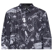 Versace Jeans Couture All-Over Pattern Black Shirt