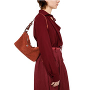 Vivienne Westwood Emma Suede Leather Ginger Shoulder Bag