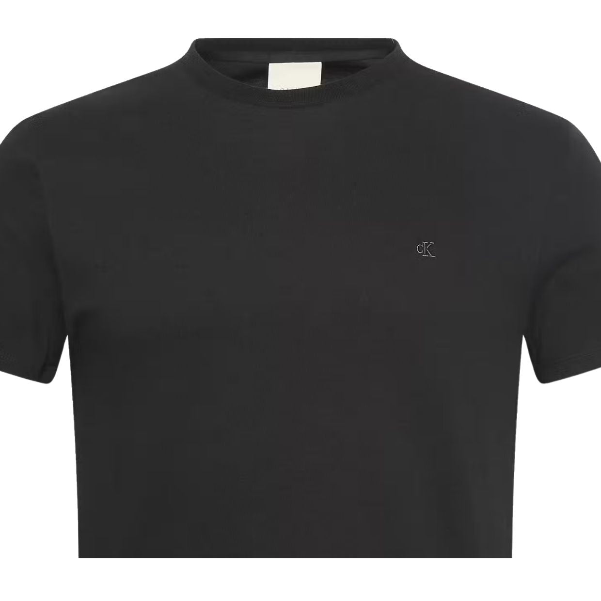 Calvin Klein Stretch Slim Fit Black T-Shirt