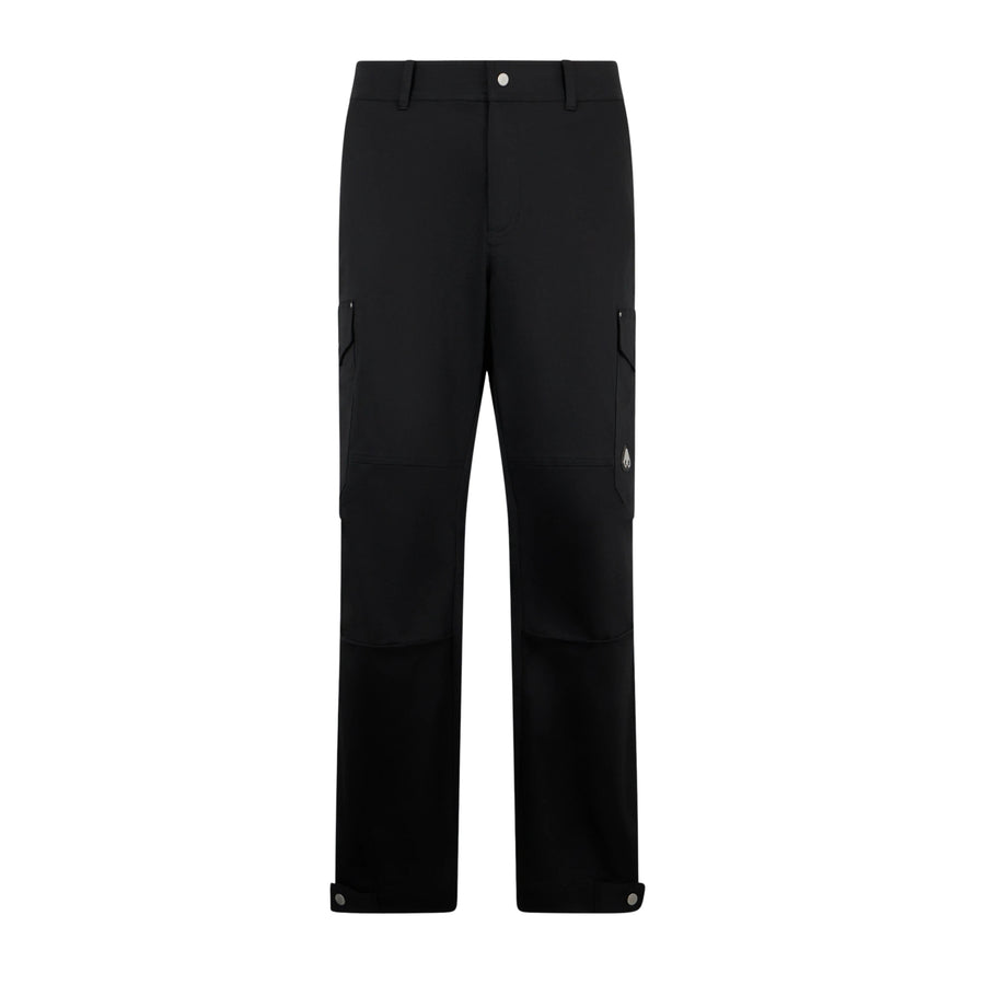 Moose Knuckles Brady Slick Black Cargo Pants