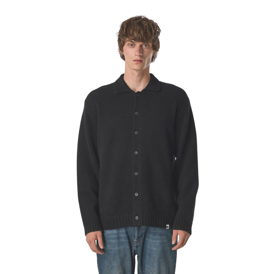 Pretty Green Whittaker Knit Black Shirt Sweater