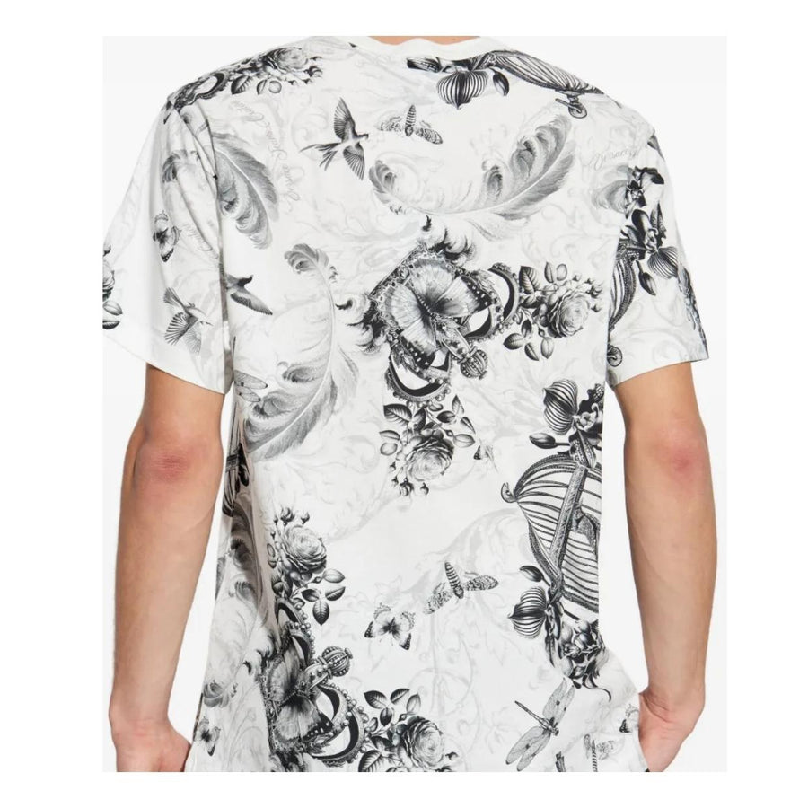 Versace Jeans Couture All-Over Pattern White T-Shirt