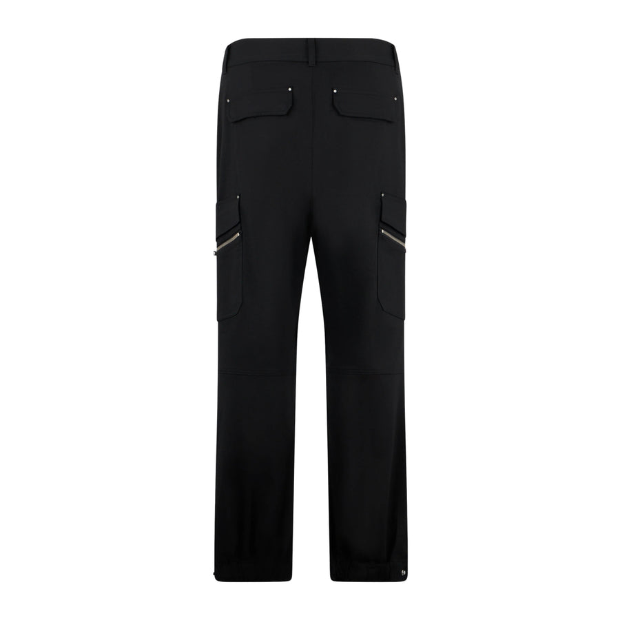 Moose Knuckles Brady Slick Black Cargo Pants