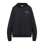 Versace Jeans Couture Printed Logo Black Hoodie