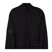 Pretty Green Temperance Funnel Neck Black Knit Sweater