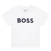 BOSS Baby Printed Logo White T-Shirt