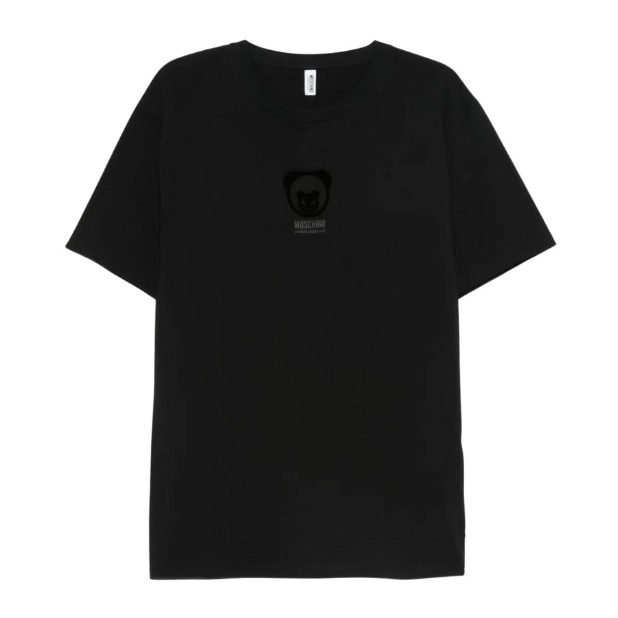 Moschino Underwear Teddy Bear Logo Black T-Shirt