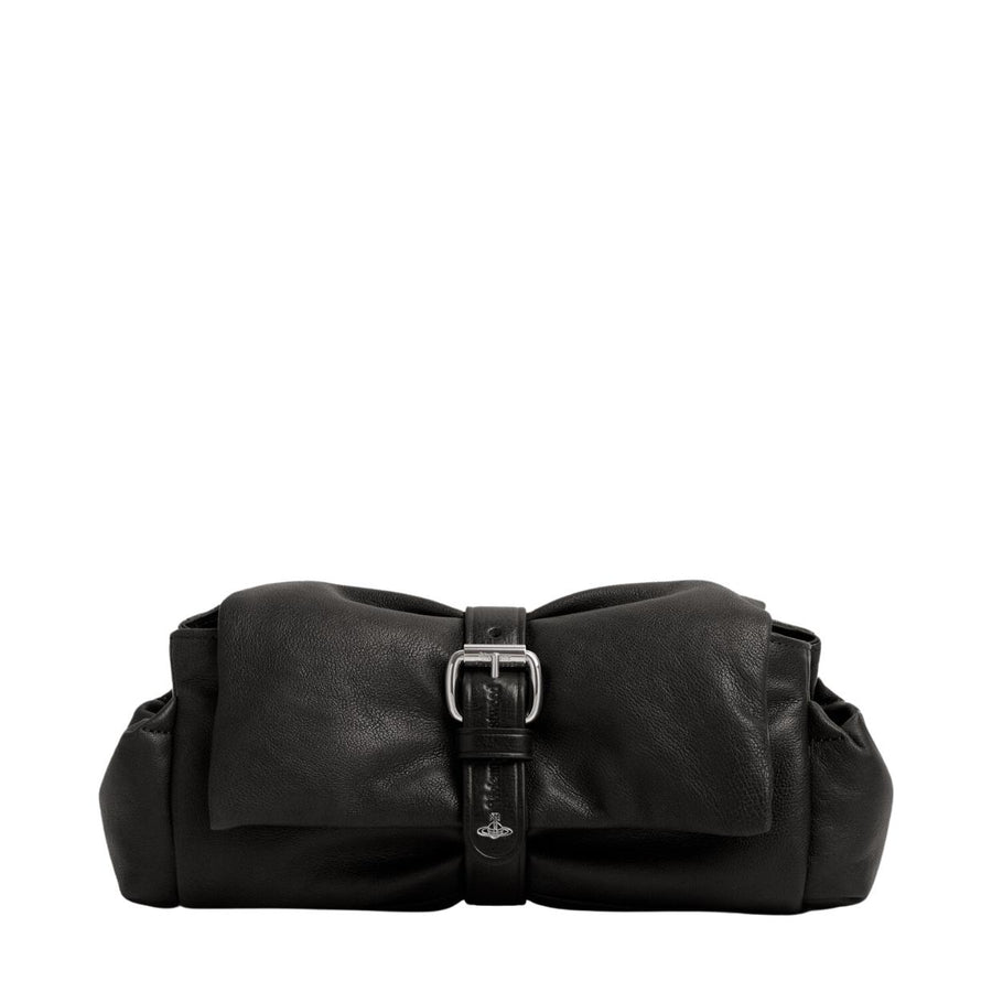 Vivienne Westwood Hazel Treasure Black Clutch Handbag